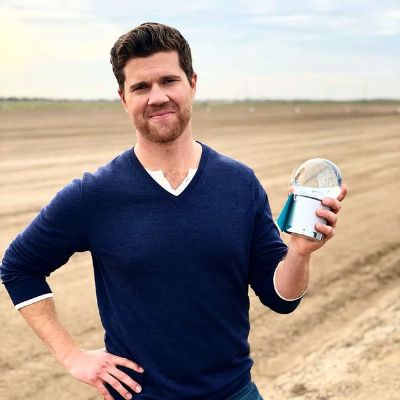 Beau Wirick posing for a photo shoot